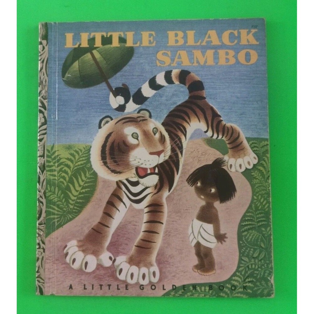 Little Golden Book ~ LITTLE BLACK SAMBO by Helen Bannerman ~ 42 pgs  H Edition